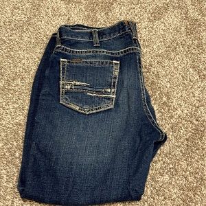 Ariat jeans, darker wash, 36/30